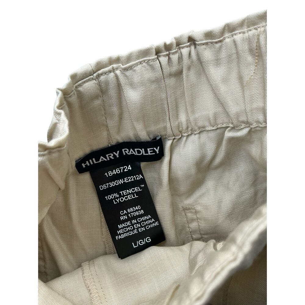 Hilary Radley Women's Pull-On with Side Seam Pockets Shorts Size Large Tan - Picture 16 of 16
